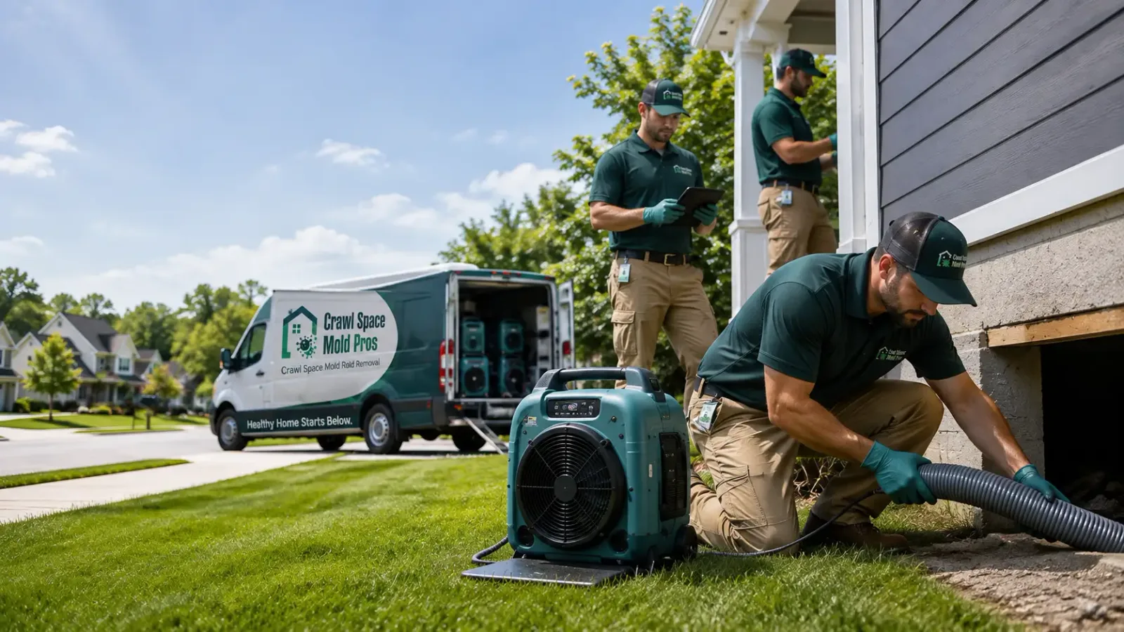 Crawl Space Mold Removal in Augusta, MI